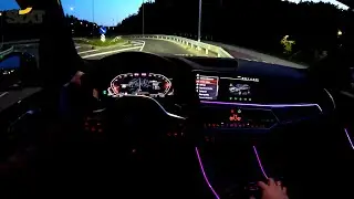 2023 BMW X5 POV Driving Experience at night | Stunning City Lights & Smooth Roads!