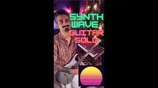 Smooth Synthwave Guitar Solo from a New Song! #synthwave #guitarsolo #chillwave