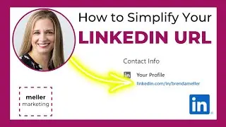 You Should Simplify your LinkedIn URL - video by Brenda Meller