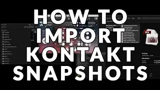 How to Import Kontakt Snapshots