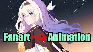 How I Draw and Animated Firefly Fanart with Live2D Timelapse | Honkai Star Rail Fanart Animation