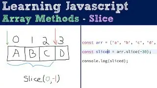 Slice - Array Methods - Javascript Tutorial