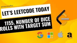 1155. Number of Dice Rolls With Target Sum | Leetcode | C# | Top Down & Bottom Up