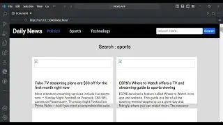 Creating a Modern News Website |Frontend project With source code