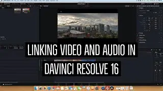 Linking Video and Audio in  DaVinci Resolve 16