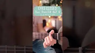 Eyes Closed Ed Sheeran Guitar Tutorial // Eyes Closed Guitar Lesson #shorts