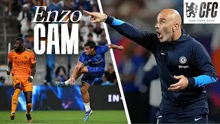 Enzo Maresca REACTS LIVE to Real Madrid CLASH! | Enzo Cam | Chelsea FC USA TOUR 2024