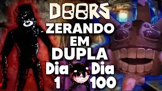 PASSEI 100 DIAS NO UPDATE DO DOORS EM DUPLA (FLOOR 1 E 2) - ROBLOX Com @TioHoby