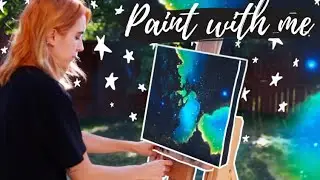 paint with me / relaxing art process 🖌 🎨