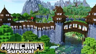 Minecraft 1.16 Survival : Building City Walls & NETHER WORK