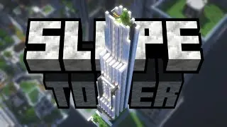 SLOPE TOWER | #minecraft #tutorial