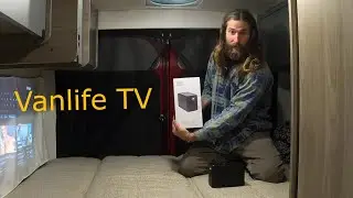 Van Life TV Movie Projector Winnebago Solis