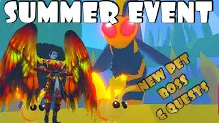 Summer Event in Pet Swarm Simulator New Pets Boss and Quests