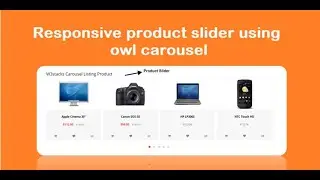 Opencart Responsive product slider using owl carousel