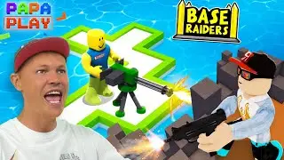 Купил УЗИ и ручной пулемет в Base Raiders