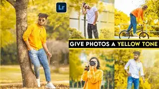 Yellow Tone Photo Editing (portrait) In Lightroom Mobile App!