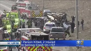 One Dead In I-57 Crash