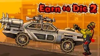 ПРОКАЧАЛ ПОЛИЦЕЙСКИЙ ФОРД в Earn to Die 2 - Прохождение Игры про Зомби и Машинки #7