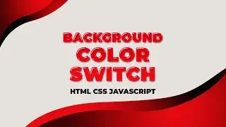 Background Color Change JavaScript