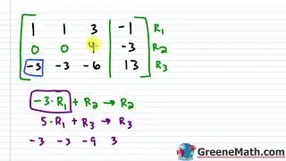 Gaussian Elimination and Gauss-Jordan Elimination Three-Variable Linear System