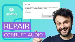 MP3 Wont Play? How to Fix Corrupted Audio Files with/without AI - 3 Methods