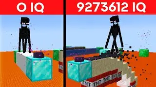 Minecraft ENDERMAN IQ Test! 😂 #shorts