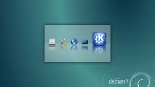 Debian 8 “Jessie” RC2 amd64. KDE Desktop.