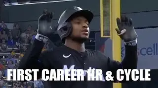 Xavier Edwards Hits for Cycle after Hitting His First Career Home Run on First Pitch of the Game!!