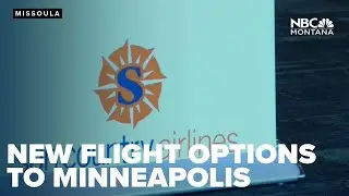 Missoula Montana Airport holds ribbon cutting to celebrate new flights to Minneapolis