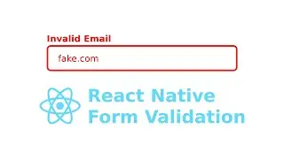 React Native Complete Form Validation With Example