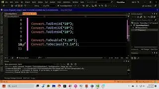 C# - 12 - Using the Convert Class