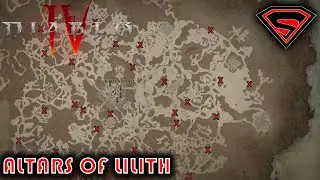 DIABLO 4 ALL 28 ALTARS OF LILITH IN FRACTURED PEAKS