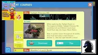 Wii U Super Mario Maker - Event Course - Twilight Princess HD