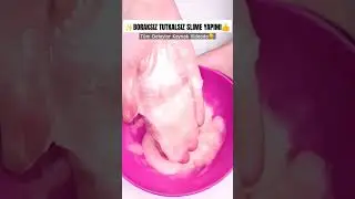 Borakssız Tutkalsız Şampuanla Kolay Slime Yapımı 👍✨ 