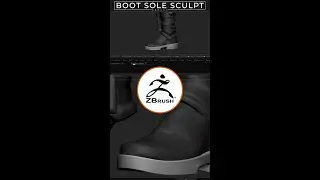 How to sculpt a boot in Zbrush