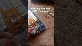 Samsung galaxy A03 Core test point. #subscribe# for more