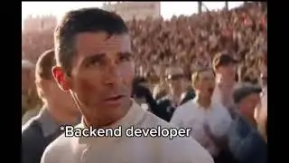 Frontend vs Backend Developer | #coding #codingjourney #memesvideo