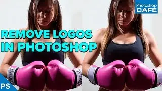 REMOVE logos from photos quickly in PHOTOSHOP tutorial | Remove branding