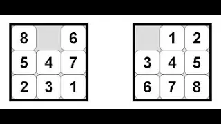 8 Puzzle Problem solution | Misplaced Tiles | AI | Easiest Solution Ever