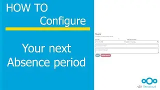 How to Configure Your Next Absence period in Nextcloud