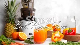 🫑 Sweet Bell Pepper Juice Using REVO830 | An Easy 4-Ingredient Recipe by @theallnaturalvegan