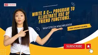 Write a C++ program to illustrate use of friend functions.| Friend Function in C++ | Object Oriented