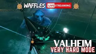 Lets Find the Queen! | Valheim VERY HARD Livestream #27