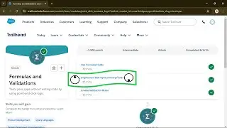 Implement Roll-Up Summary Fields || Formulas and Validations || Salesforce Virtual Internship 2024