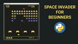 Python Space Invaders Game Tutorial with Pygame  - Beginner Tutorial (OOP)