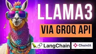 Llama3 via Groq API | Super Fast Inference | LangChain | Chainlit