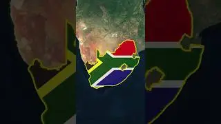 SOUTH AFRICA MAP ANIMATION WITH CAPITAL IN AFTER EFFECTS #shorts