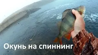 Ловля окуня на спиннинг (крэнк, раттлин) видео ч.1