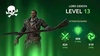 This is What happens when you Upgrade lord Gideon to Level 13 ⚰️ || Shadow Fight 4 Arena