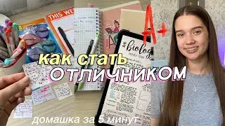 КАК СТАТЬ ОТЛИЧНИКОМ // Как Хорошо Учиться? // Советы для школы